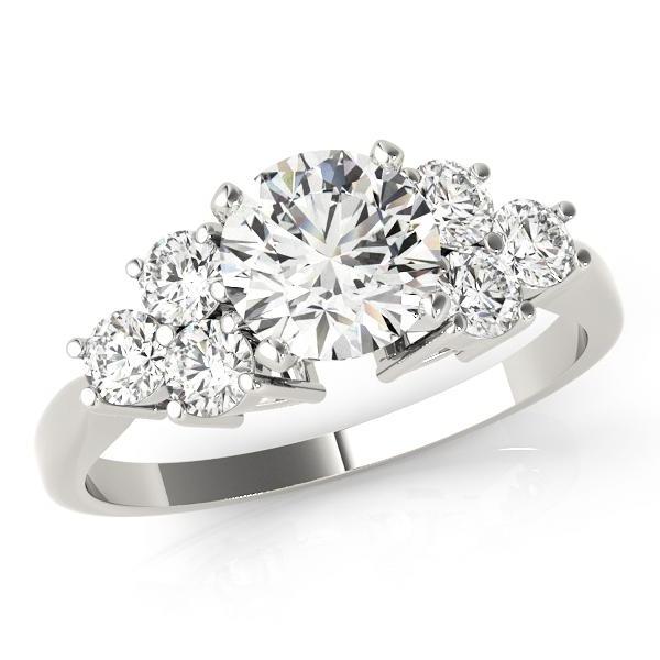 3 cluster diamond ring Clearance