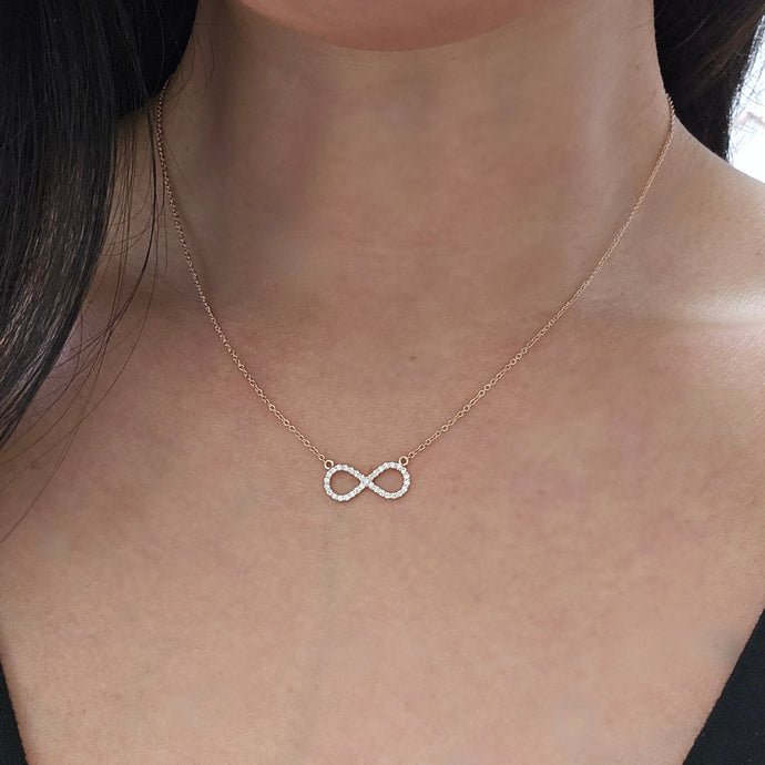 Diamond Infinity Necklace