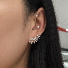 Fancy Diamond Ear Climbers Earrings