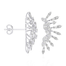 Fancy Diamond Ear Climbers Earrings