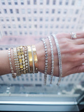 Lab Grown Emerald Diamond Tennis Bracelet