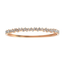 Baguette Diamond Bangle Bracelet