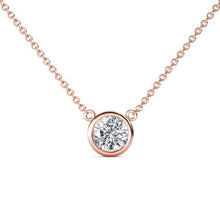 Diamond Bezel Solitaire Necklace