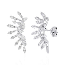 Fancy Diamond Ear Climbers Earrings