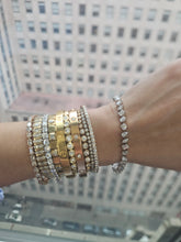 Lab Grown Multi-shape Diamond Tennis Bracelet