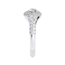 Evil Eye Marquise Pave Signet Diamond Ring