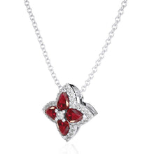 Ruby Diamond Necklace