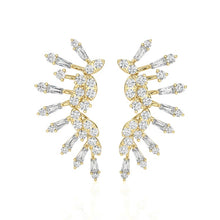 Fancy Diamond Ear Climbers Earrings