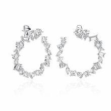 Multi Shape Diamond Earrings