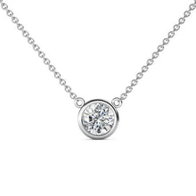 Diamond Bezel Solitaire Necklace