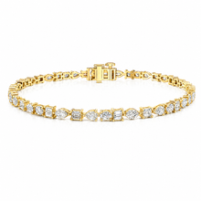 Lab Grown Classic Multi-shape Diamond Tennis Bracelet