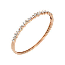 Baguette Diamond Bangle Bracelet