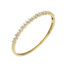 Baguette Diamond Bangle Bracelet