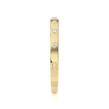 Multi Shape Diamond Bangle Bracelet