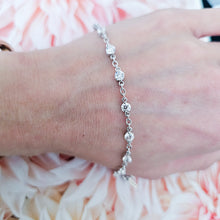 Diamond Double Chain Bracelet
