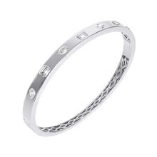 Multi Shape Diamond Bangle Bracelet