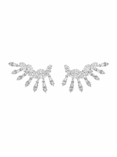 Fancy Diamond Ear Climbers Earrings