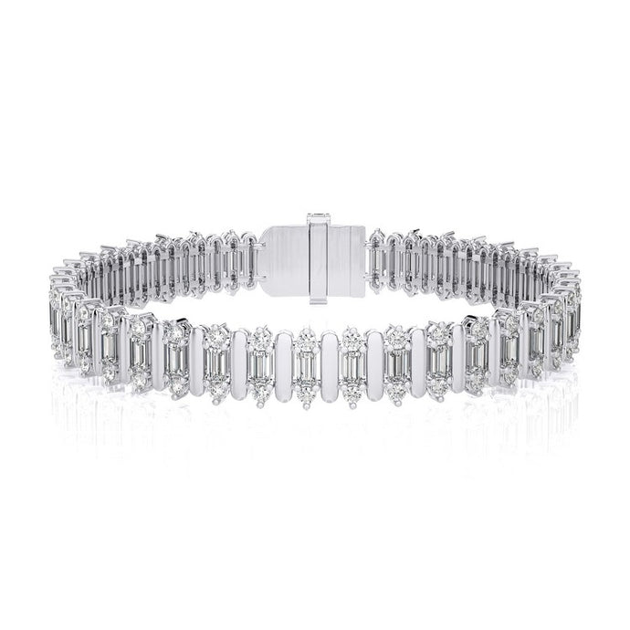 Baguette Diamond Tennis Bracelet