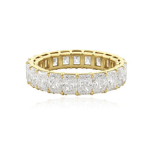 Lab Grown Radiant Diamond Eternity Band