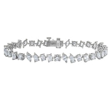 Lab Grown Multi-shape Diamond Tennis Bracelet