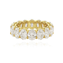 Lab Grown Oval Diamond Eternity Band
