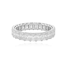 Lab Grown Radiant Diamond Eternity Band