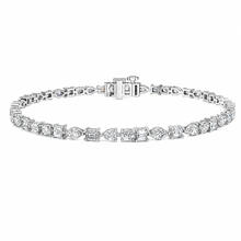 Lab Grown Classic Multi-shape Diamond Tennis Bracelet