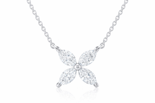 Marquise Four Stone Diamond Necklace