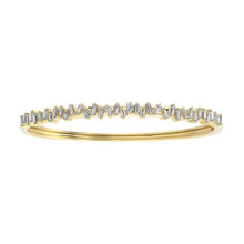 Baguette Diamond Bangle Bracelet