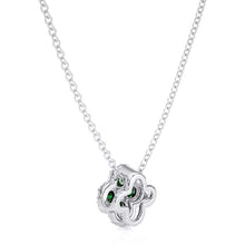 Emerald Clover Diamond Necklace