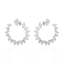 Multi Shape Alternating Diamond Earrings