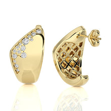 Bold Sprinkled diamond earrings