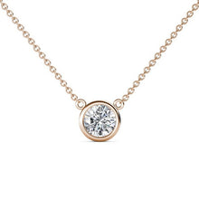 Diamond Bezel Solitaire Necklace