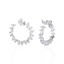 Multi Shape Alternating Diamond Earrings