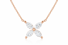 Marquise Four Stone Diamond Necklace