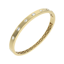 Multi Shape Diamond Bangle Bracelet