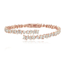 Lab Grown Multi-shape Diamond Bangle Bracelet