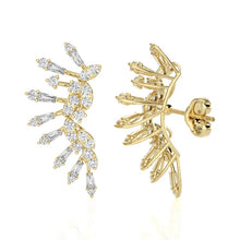 Fancy Diamond Ear Climbers Earrings