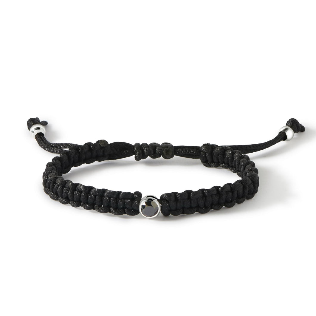 Tiffany & Co. Open Heart Silk Cord Bracelet - Sterling Silver Wrap,  Bracelets - TIF266319 | The RealReal