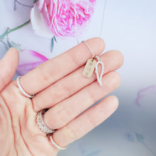 Angel Wing Diamond Pendant Charm Necklace