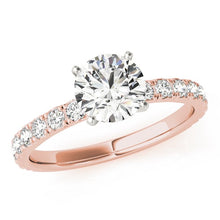 French Pave Semi mount Setting rose gold