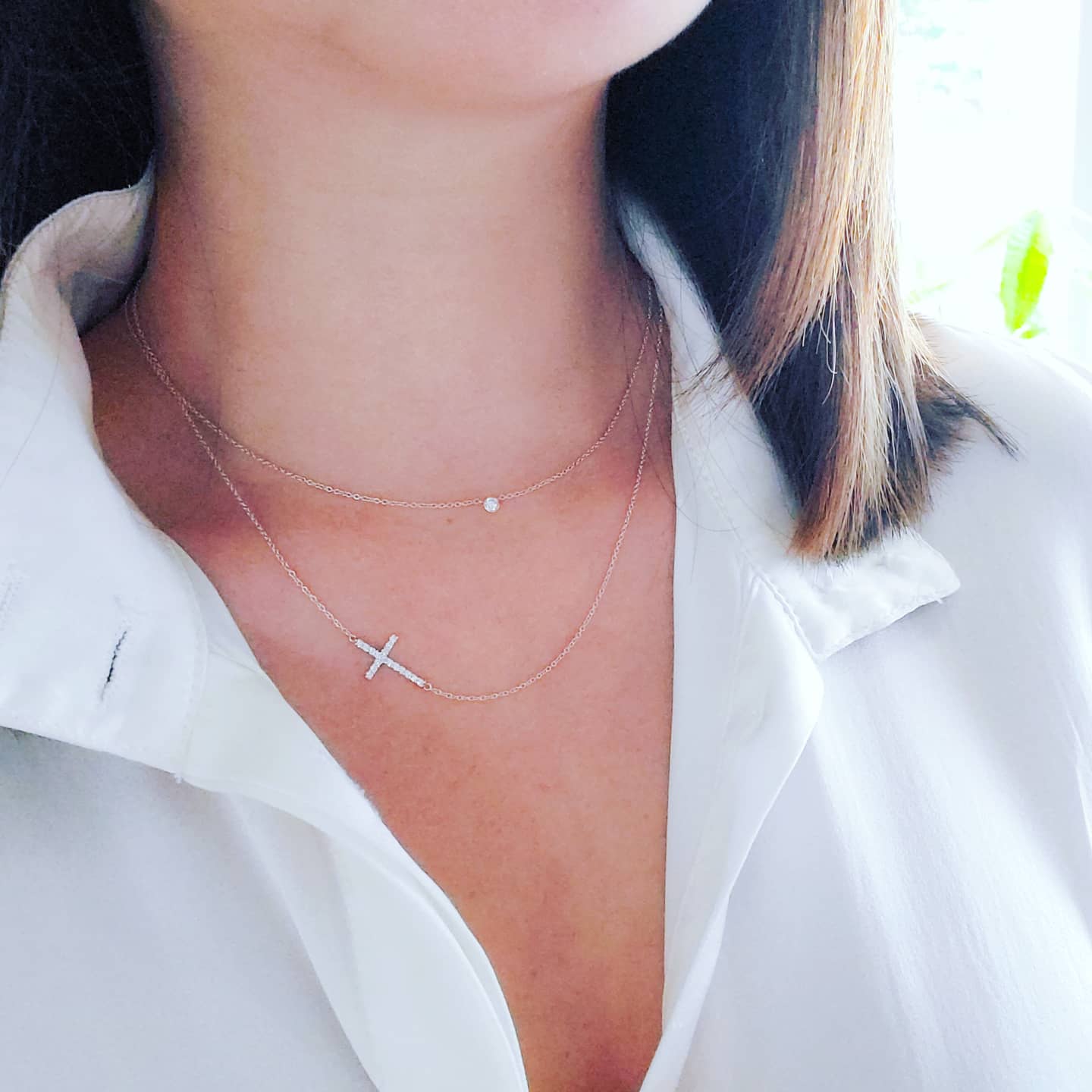 Sideways diamond cross Clearance