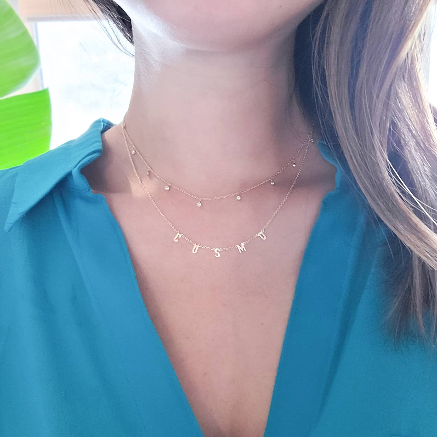 Mini Mini Initial Necklace