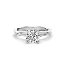 Twist Infinity Solitaire Engagement Ring