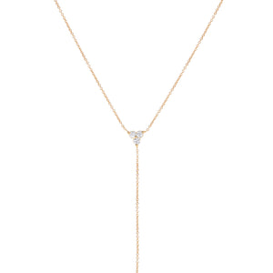 Lariat Diamond Y Necklace